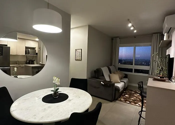 Moderno Apto 11º Andar - 2 Dorm - 2 Banheiros - Lado Shopping Bourbon Teresópolis - 1 Vaga Coberta Apartamento
