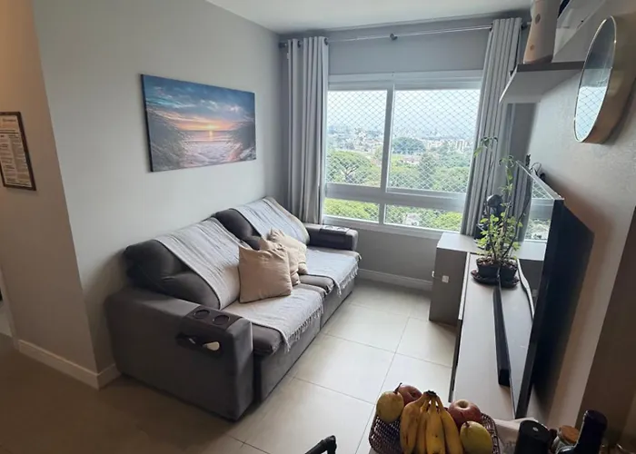 Moderno Apto 11º Andar - 2 Dorm - 2 Banheiros - Lado Shopping Bourbon Teresópolis - 1 Vaga Coberta *