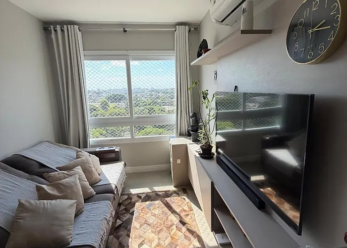 Apartamento Moderno Apto 11º Andar - 2 Dorm - 2 Banheiros - Lado Shopping Bourbon Teresópolis - 1 Vaga Coberta *